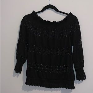 Off the shoulder top!